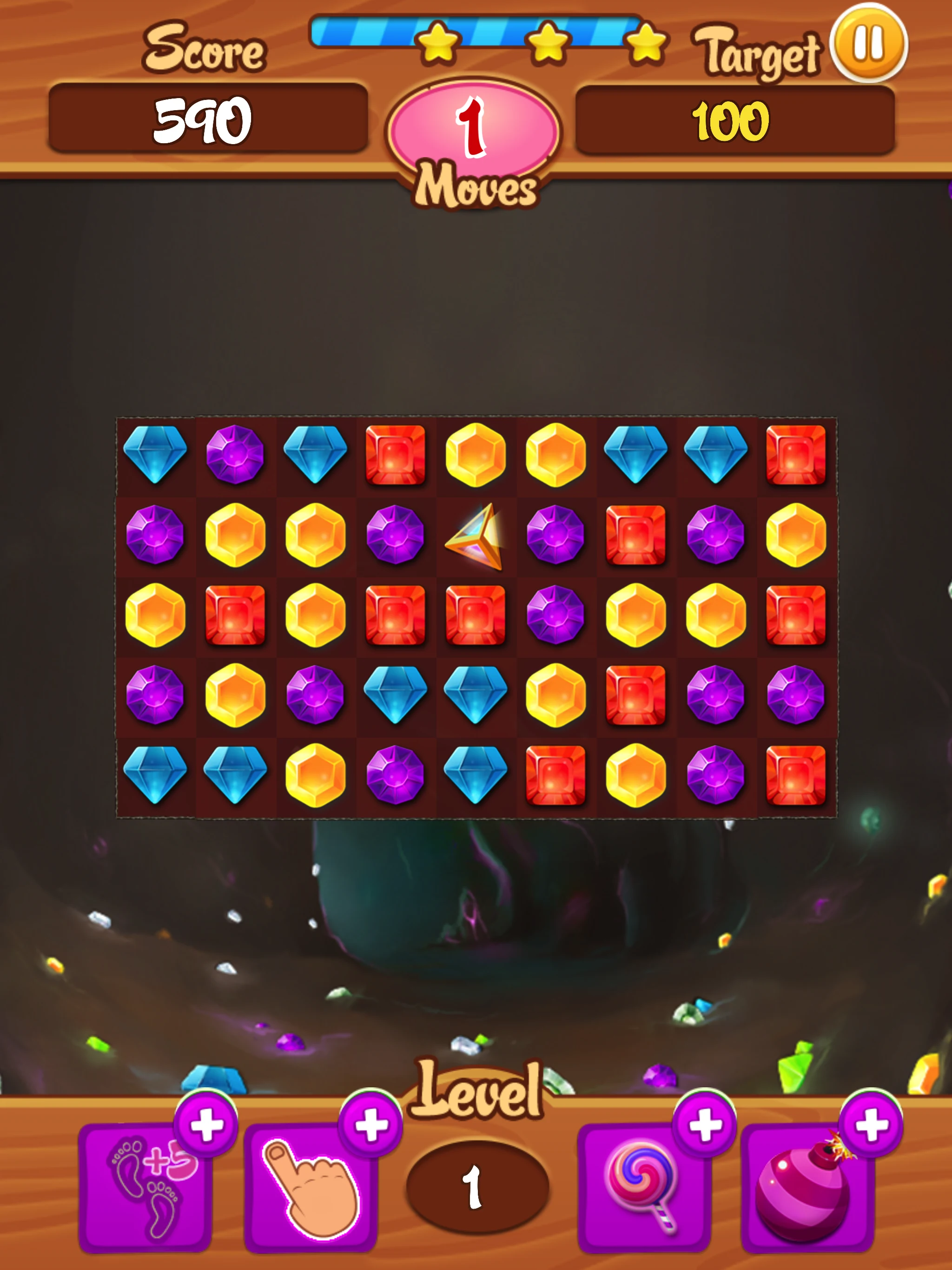Gem Crush - Tile Match 3 Game screenshot